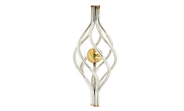 Декоративная вставка (корзинка) для стойки Ø25 мм, с золотым шаром k388-2 купить в Челябинске Декоративная вставка (корзинка) для стойки Ø25 мм, с золотым шаром k388-2 купить в Челябинске