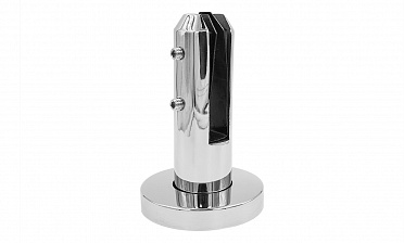 Стеклодержатель литой, напольный, Ø50.8х160 мм, стекло 16 мм, полир. (AISI 304) k276-2 купить в Челябинске Стеклодержатель литой, напольный, Ø50.8х160 мм, стекло 16 мм, полир. (AISI 304) k276-2 купить в Челябинске