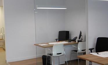 Стеклянные перегородки - вариант 8 купить в Челябинске