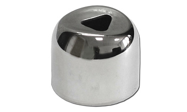 Наконечник штампованный (СПС) прямой 90° на трубу Ø25 мм, для поручня Ø38.1 мм, полированный, нержавеющий, AISI 304, k071 купить в Челябинске Наконечник штампованный (СПС) прямой 90° на трубу Ø25 мм, для поручня Ø38.1 мм, полированный, нержавеющий, AISI 304, k071 купить в Челябинске