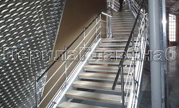 Нержавеющие перила и ограждения с подсветкой в Челябинске. Готовые проекты ПерилаГлавСнаб