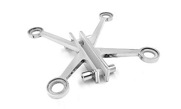 X-спайдер для установки на стеклянное ребро AISI 304 k290-X купить в Челябинске