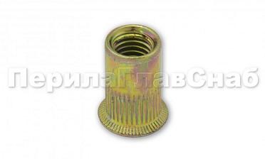Заклепка латунь с внутр. резьбой М8, бурт №1 k478 купить в Челябинске