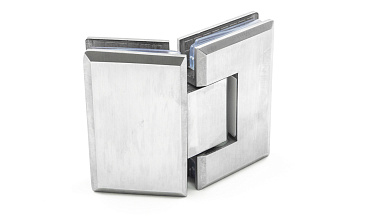 Петля для душевой стекло-стекло 90х55 мм, 135°, нержавеющая сталь AISI 304, шлифованная t302 SSS купить в Челябинске Петля для душевой стекло-стекло 90х55 мм, 135°, нержавеющая сталь AISI 304, шлифованная t302 SSS купить в Челябинске