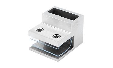 Коннектор торцевой труба-стекло, для трубы 30х10, шлиф t467 SSS купить в Челябинске