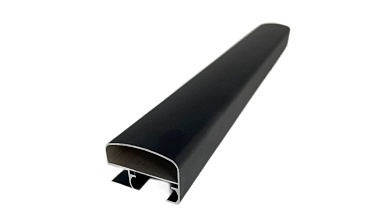 Трек для раздвижной системы на G-профиле, длина 2000мм, черный t408 BL купить в Челябинске Трек для раздвижной системы на G-профиле, длина 2000мм, черный t408 BL купить в Челябинске