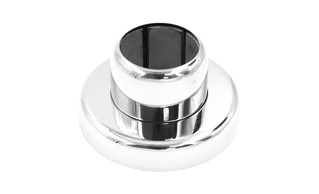 Цанга Ø38.1 мм, низ 8х82 под анкер 8 мм, (AISI 316), (для установки на деревянную ступень, бетон, крепление на 3 анкера М8) k026-3 Цанга Ø38.1 мм, низ 8х82 под анкер 8 мм, (AISI 316), (для установки на деревянную ступень, бетон, крепление на 3 анкера М8) k026-3