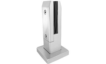 Стеклодержатель литой напольный, плоский 50х50х190 мм, шлифованный (AISI 304) Фk275-2 купить в Челябинске