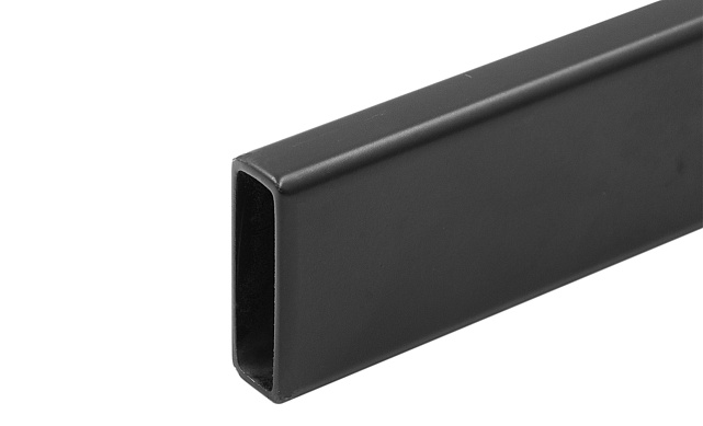 Трек прямоугольный 30х10х1,5, длина 3000мм, черный t440 BL  2 Трек прямоугольный 30х10х1,5, длина 3000мм, черный t440 BL  2