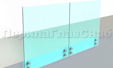 Ограждение без поручня на точечном креплении купить в Челябинске