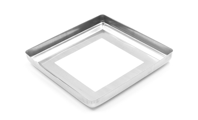 Низ стойки штампованный 135х135 мм, для трубы 81х81 мм, фигурный AISI 304 k376 2 Низ стойки штампованный 135х135 мм, для трубы 81х81 мм, фигурный AISI 304 k376 2