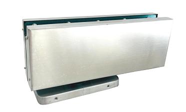 Фитинг нижний со встроенным доводчиком для стеклянной двери до 80 кг, шлифованный t185-2 SSS   купить в Челябинске