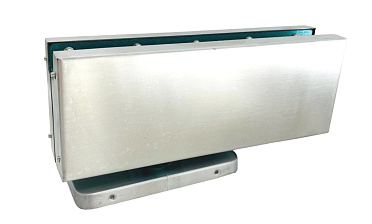 Фитинг нижний со встроенным доводчиком для стеклянной двери до 80 кг, шлифованный t185-2 SSS   купить в Челябинске