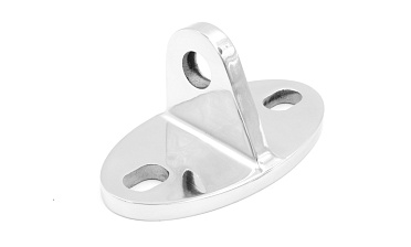 Крепление ванты(тяги) козырька к стене (AISI304), литое, полированное k658 купить в Челябинске Крепление ванты(тяги) козырька к стене (AISI304), литое, полированное k658 купить в Челябинске