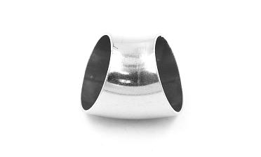 Отвод поручня под сварку Ø38.1х100/2х1.35 мм, 45°, полированный 400 Grit, (AISI 304) k095-45 купить в Челябинске