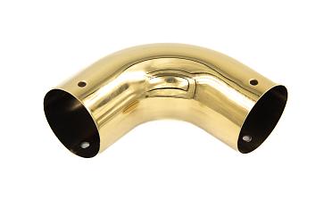 Отвод 90° для круглого пластикового поручня, золото k259-88 купить в Челябинске