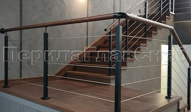 Перила на тросах в Челябинске. Готовые проекты ПерилаГлавСнаб Перила на тросах в Челябинске. Готовые проекты ПерилаГлавСнаб