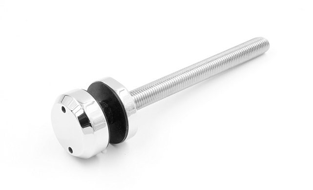 Комплект торцевого крепления несущего стекла, шпилька AISI316, гайка-шайба Ø50х10х18 мм с внутренней резьбой М16, полированный k277-2 Комплект торцевого крепления несущего стекла, шпилька AISI316, гайка-шайба Ø50х10х18 мм с внутренней резьбой М16, полированный k277-2