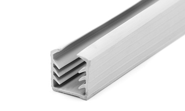 Уплотнитель в поручень с пазом 24х24 для стекла 12мм, EPDM (3-х метровый) СЕРЫЙ Фk301-G купить в Челябинске Уплотнитель в поручень с пазом 24х24 для стекла 12мм, EPDM (3-х метровый) СЕРЫЙ Фk301-G купить в Челябинске