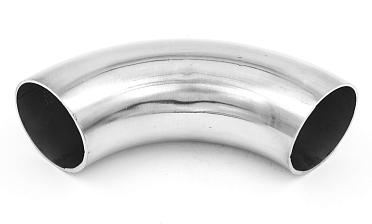 Длинный отвод поручня под сварку Ø50.8х180х1.5 мм, длина 180 мм, полированный 400 Grit, (aisi 304) k021-11 купить в Челябинске