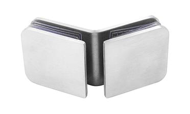 Коннектор для душевой кабины стекло-стекло 135° 45х45 мм шлифованный t726-2 SSS  купить в Челябинске