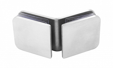 Коннектор для душевой кабины стекло-стекло 135° 45х45 мм шлифованный t726-2 SSS  купить в Челябинске