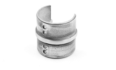 Соединитель для поручня с пазом Ø48.3 х 5 мм, шлифованный, AISI 304 Фk236-2 купить в Челябинске Соединитель для поручня с пазом Ø48.3 х 5 мм, шлифованный, AISI 304 Фk236-2 купить в Челябинске