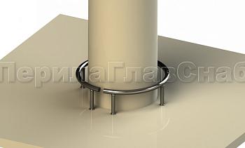 Колесоотбойник вокруг колонны в Челябинске. Готовые проекты ПерилаГлавСнаб