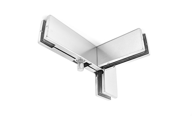 Фитинг угловой с осью и ребром жесткости, правый, шлифованный t141R SSS Фитинг угловой с осью и ребром жесткости, правый, шлифованный t141R SSS