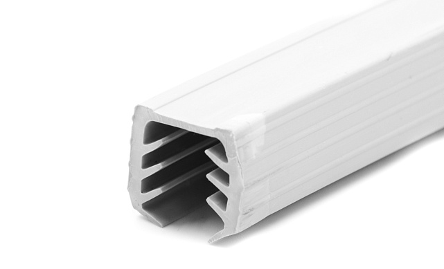 Уплотнитель в поручень с пазом 24х24 для стекла 10мм, EPDM СЕРЫЙ Фk312-G 2 Уплотнитель в поручень с пазом 24х24 для стекла 10мм, EPDM СЕРЫЙ Фk312-G 2