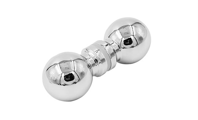 Дверная ручка «кноб» для душа, алюминий-хром, полированная t698 ALPC