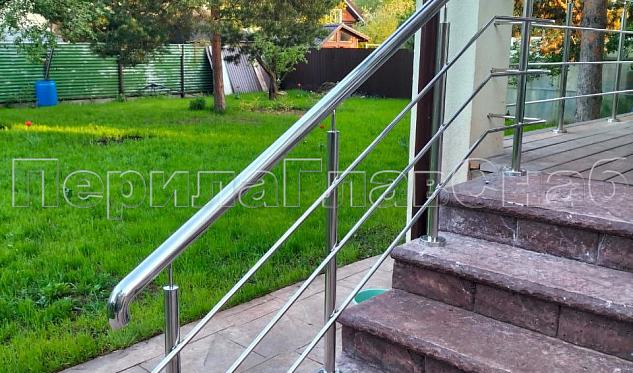 Перила с тремя ригелями в Челябинске. Готовые проекты ПерилаГлавСнаб