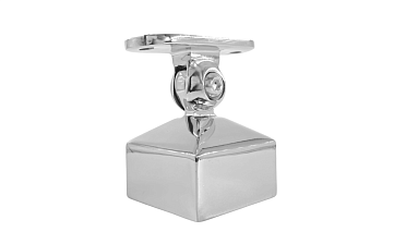 Наконечник 40х40 мм внешний полированный, с ложе под ПЛОСКОСТЬ, литой, регулируемый, облегченный, AISI 304, k239-5-NEW купить в Челябинске