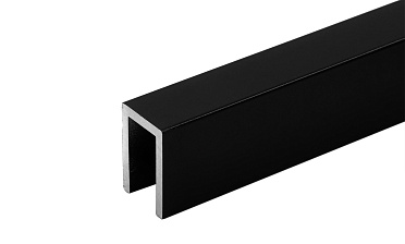 П-образный профиль 19x13, L=2200, алюминий ,черный, уценка t756 BL-У купить в Челябинске