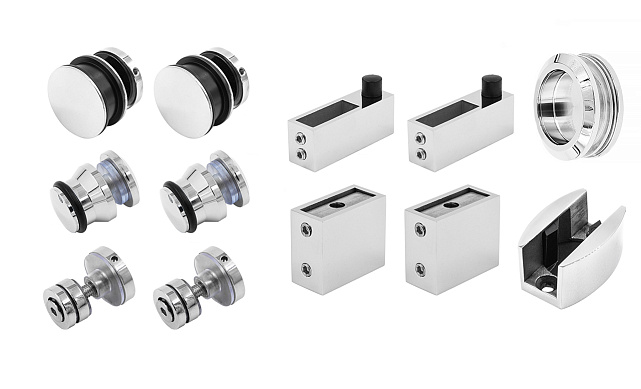 Комплект раздвижной системы для стеклянной душевой, нержавеющая сталь AISI 304, полированная t401 PSS Комплект раздвижной системы для стеклянной душевой, нержавеющая сталь AISI 304, полированная t401 PSS