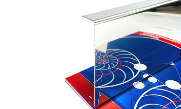 Лицевая накладка из полированной нержавейки на профиль т100 20,3х101мм длина 2 м т100-13  купить в Челябинске