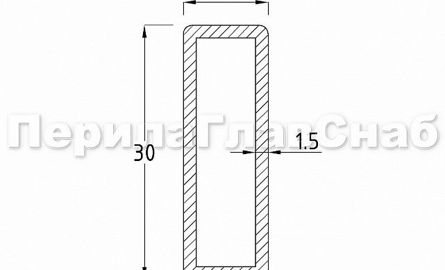 Трек прямоугольный 30х10, длина 3000 мм, шлифованный t440 SSS 2 Трек прямоугольный 30х10, длина 3000 мм, шлифованный t440 SSS 2