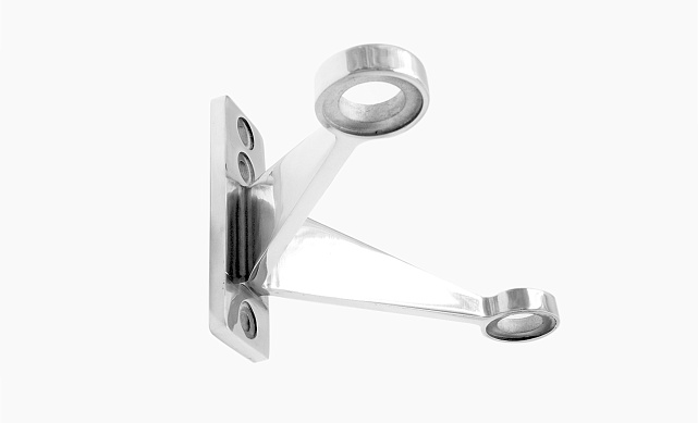 Крепление рутеля к стене, двойное, фланец с тремя отверстиями, AISI 304 k612-2 6 Крепление рутеля к стене, двойное, фланец с тремя отверстиями, AISI 304 k612-2 6