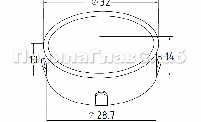 Заглушка для трубы штампованная Ø32х1.5 мм полированная (AISI 304) k036-32 2 Заглушка для трубы штампованная Ø32х1.5 мм полированная (AISI 304) k036-32 2
