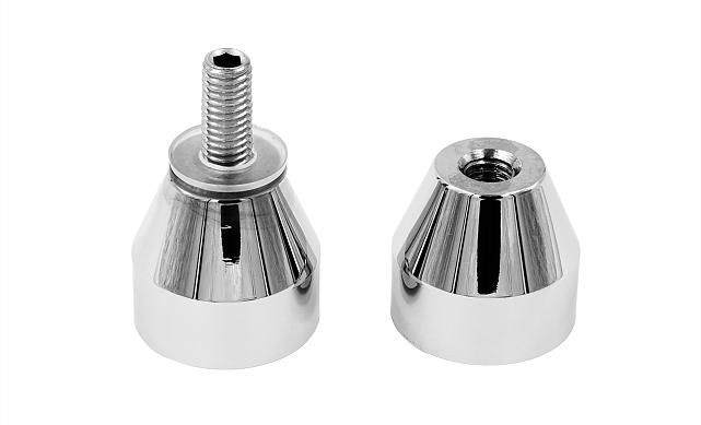 Дверная ручка «кноб» для душа, алюминий-хром, полированная t693 ALPC 4