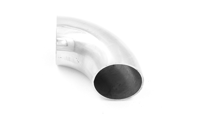 Отвод поручня под сварку Ø38.1х1.45 мм, 90°, полированный 400 Grit, (AISI 201) k095-6 3 Отвод поручня под сварку Ø38.1х1.45 мм, 90°, полированный 400 Grit, (AISI 201) k095-6 3