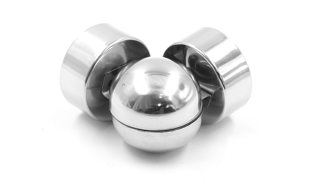 Поворот дер./пласт. поручня Ø50.8х0.4 мм, полированный, (AISI 201) k053-5 7 Поворот дер./пласт. поручня Ø50.8х0.4 мм, полированный, (AISI 201) k053-5 7