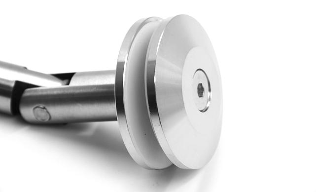 Крепление стекла к стене, шлифованное, AISI 304 k623 7