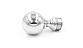 Наконечник шар на стойку Ø38.1 мм, литой, полированный, AISI 304 k070