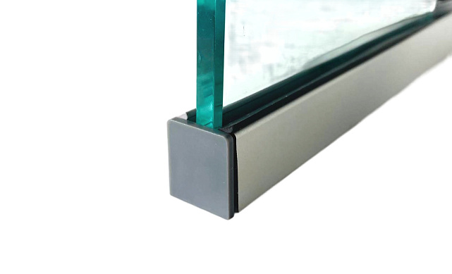 Заглушка для П-образного профиля т22, серая (18*20) т22-20-G 3