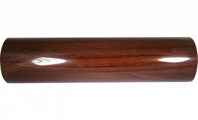 Пластиковый поручень текстурный, цвет Венге, Ø49мм, длина 4м k897-2  3 Пластиковый поручень текстурный, цвет Венге, Ø49мм, длина 4м k897-2  3