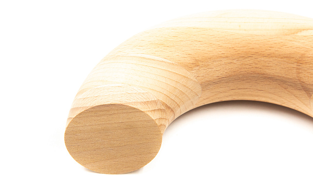 Бублик буковый Ø50.8, 180 град., половинка Фk379-1/2 5 Бублик буковый Ø50.8, 180 град., половинка Фk379-1/2 5