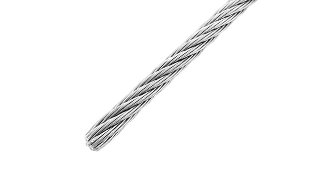 Трос из нержавеющей стали средней жесткости Ø6 мм AISI 304 Ф-1070 10 Трос из нержавеющей стали средней жесткости Ø6 мм AISI 304 Ф-1070 10