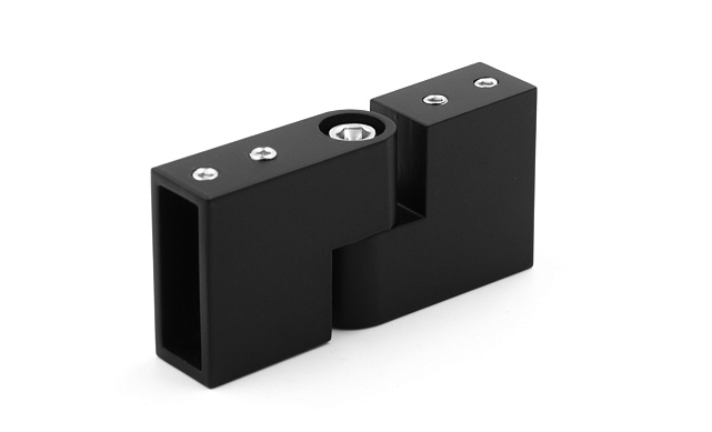 Коннектор регулируемый для трека 30х10 мм, нержавеющая сталь AISI 304, черная t465 BL 5