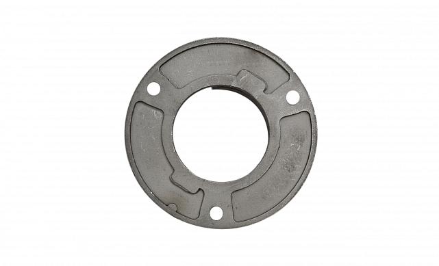 Фланец для трубы с пазом Ø48.3 мм, литой, полированный, (AISI 304) k238 3